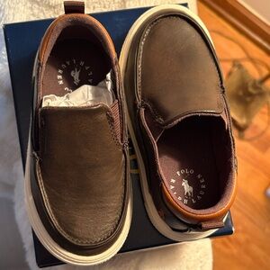 Polo by Ralph Lauren Kids Brown Moccasins